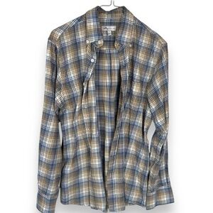 Peter Millar Plaid Button Down Shirt Mens Size Small Classic Preppy Ivy League